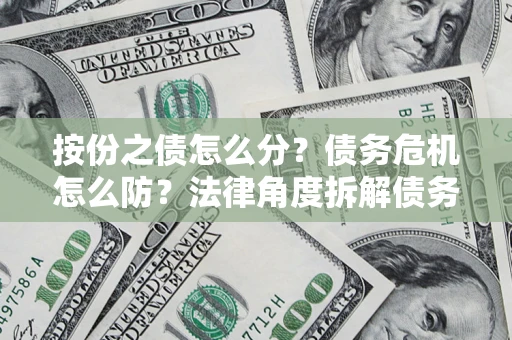 武汉按份之债怎么分？债务危机怎么防？法律角度拆解债务分配与风险自保指南