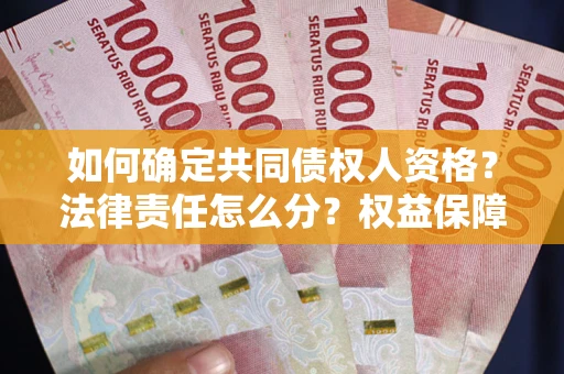 武汉如何确定共同债权人资格？法律责任怎么分？权益保障技巧揭秘！