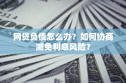 武汉网贷负债怎么办？如何协商减免利息风险？