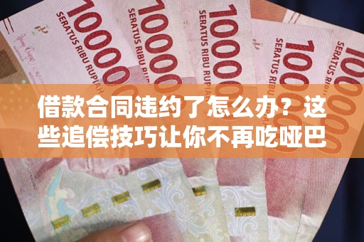武汉借款合同违约了怎么办？这些追偿技巧让你不再吃哑巴亏
