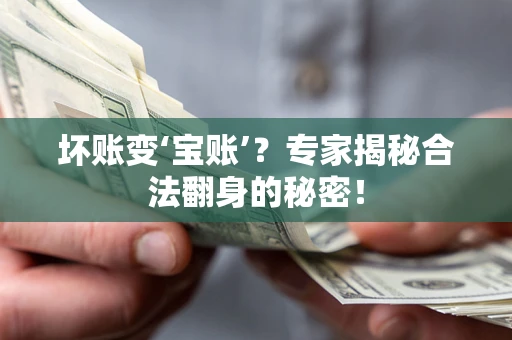 武汉坏账变‘宝账’？专家揭秘合法翻身的秘密！