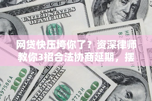 武汉网贷快压垮你了？资深律师教你3招合法协商延期，摆脱暴力催收！