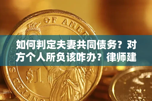 武汉如何判定夫妻共同债务？对方个人所负该咋办？律师建议
