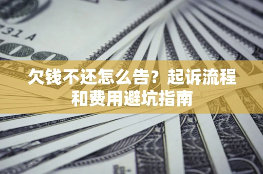 武汉欠钱不还怎么告?起诉流程和费用避坑指南 武汉欠钱不还怎么告?起诉流程和费用避坑指南