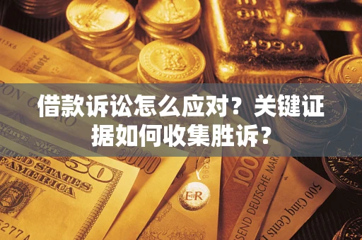 武汉借款诉讼怎么应对？关键证据如何收集胜诉？
