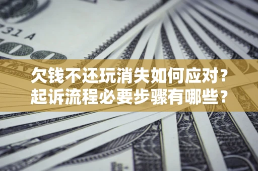 武汉欠钱不还玩消失如何应对？起诉流程必要步骤有哪些？